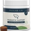 Petlab Co. Dog Probiotic | Chewable Probiotic with 8 Strains of Beneficial Bacteria | Digestive Support | Safe for Small & Large Dogs | Natural Digestive Enzymes | Packaging May Vary